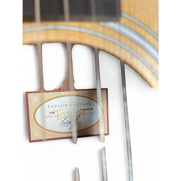 Used Taylor 110CE Natural Acoustic Electric Guitar