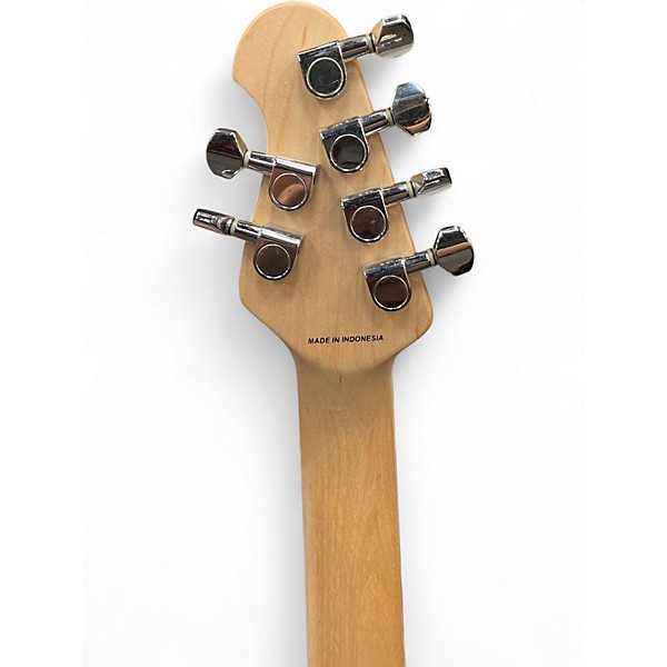 Used Sterling by Music Man Sub Silo 3 White Solid Body Electric Guitar