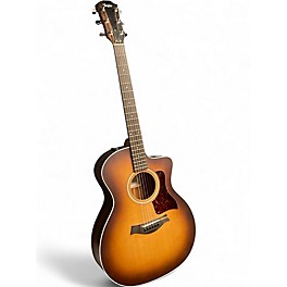 Used Taylor 214CE-K Sunburst Acoustic Electric Guitar