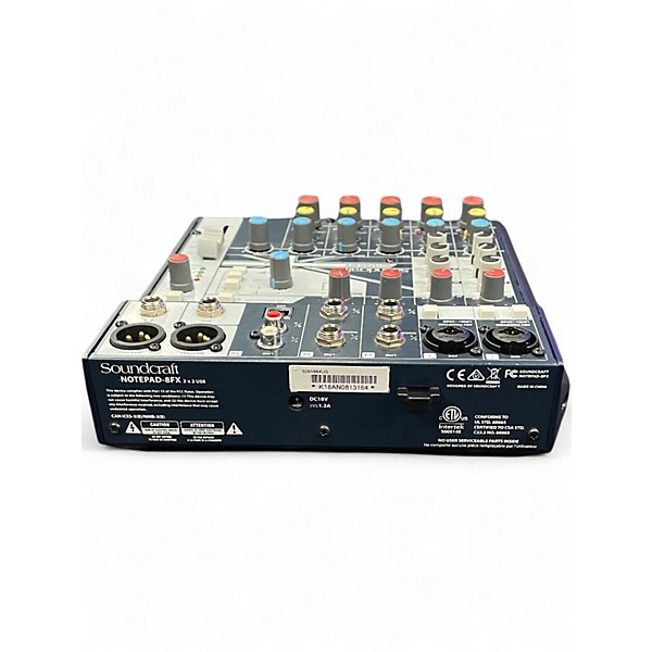 Used Soundcraft NOTEPAD-8FX Unpowered Mixer
