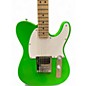 Used Squier SONIC ESQUIRE LIME GREEN Solid Body Electric Guitar thumbnail