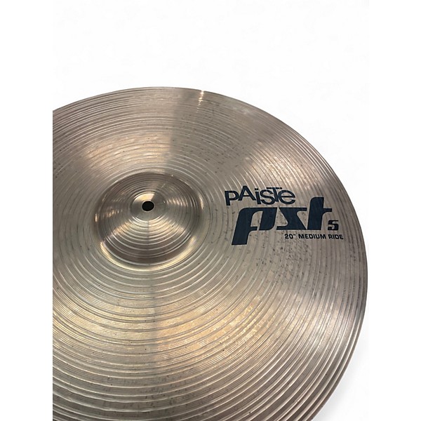 Used Paiste 20in PST 5 20" MEDIUM RIDE Cymbal
