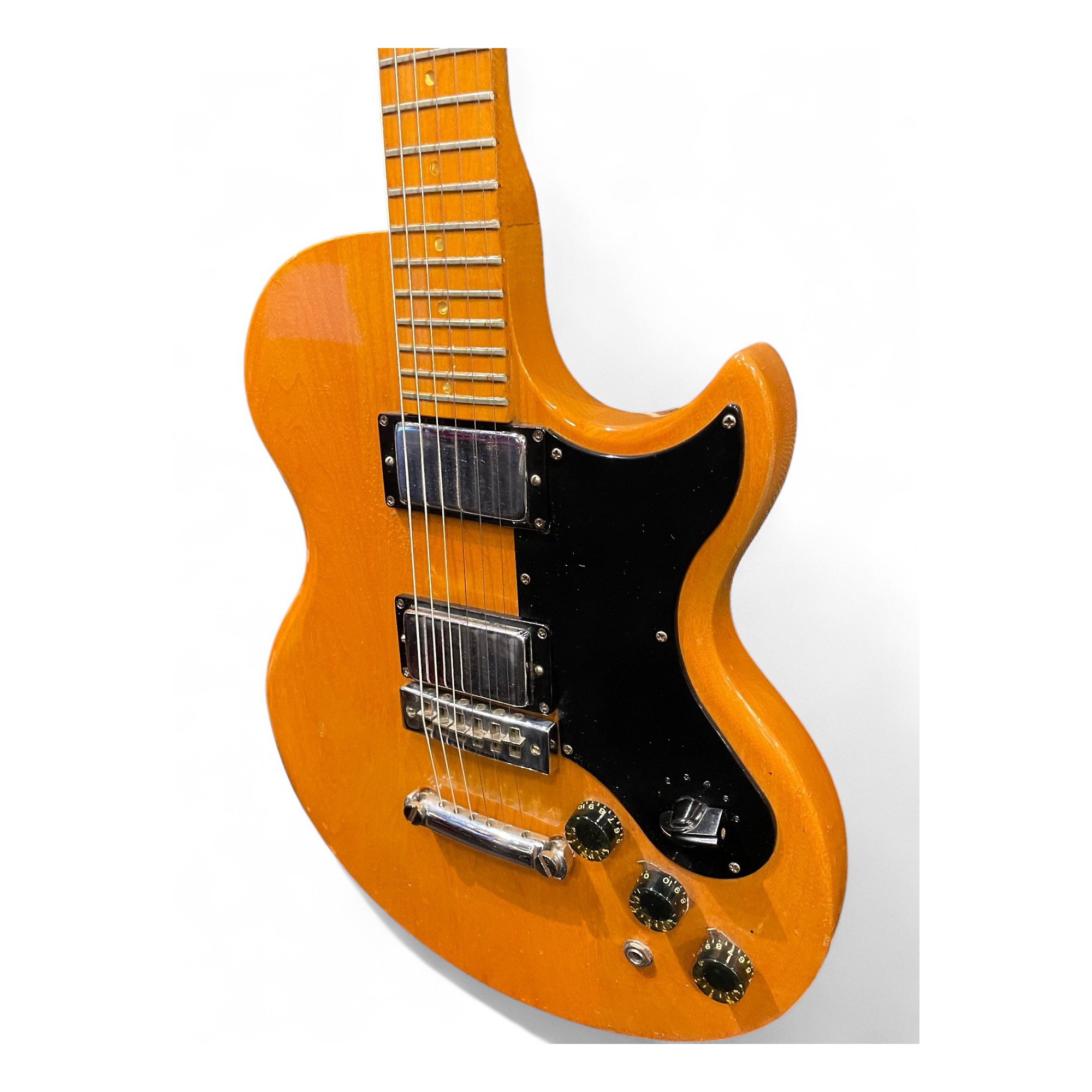 Vintage 1974 Gibson L6S Natural Solid Body Electric Guitar Natural