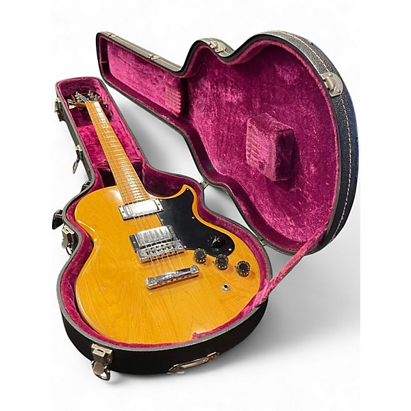 Vintage 1974 Gibson L6S Natural Solid Body Electric Guitar