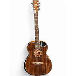 Used Zaar Z690E Koa Acoustic Electric Guitar