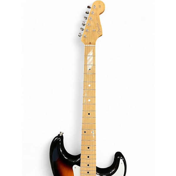 Used Fender MIJ 1950's Heritage Stratocaster 2 Tone Sunburst Solid Body Electric Guitar