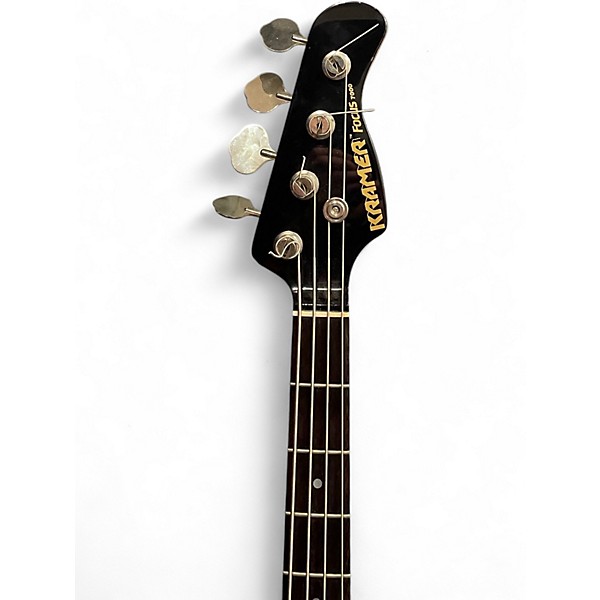 Used Kramer FOCUS 7000 Black Electric Bass Guitar