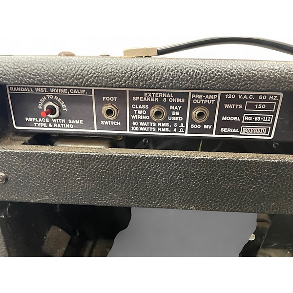 Used Randall RG-60 Guitar Combo Amp