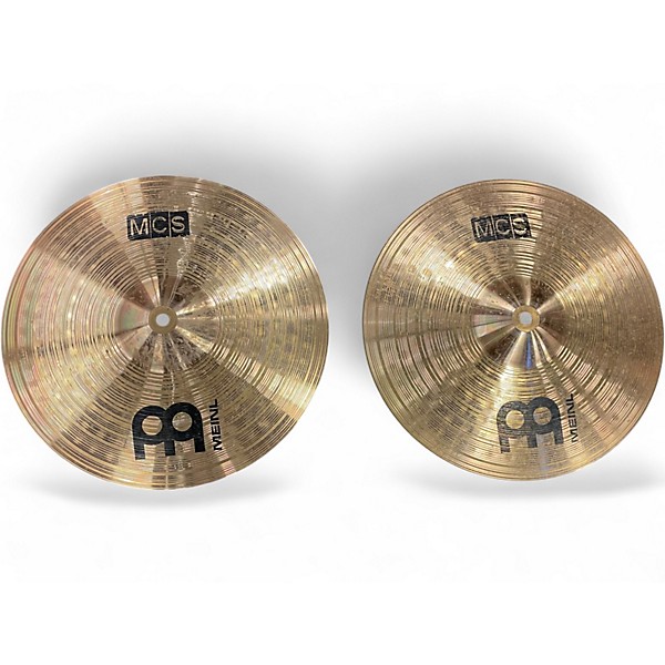 Used MEINL 14in MCS HIGH HAT PAIR Cymbal