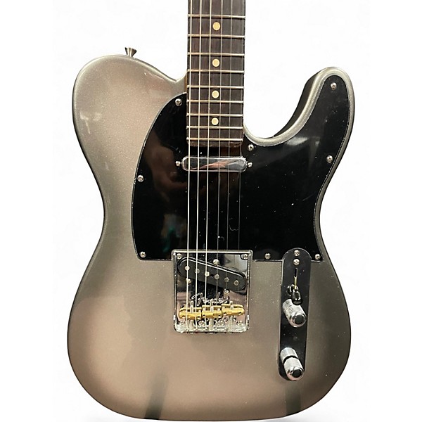 Used Fender American Professional II Telecaster Metallic Silver Solid Body Electric Guitar