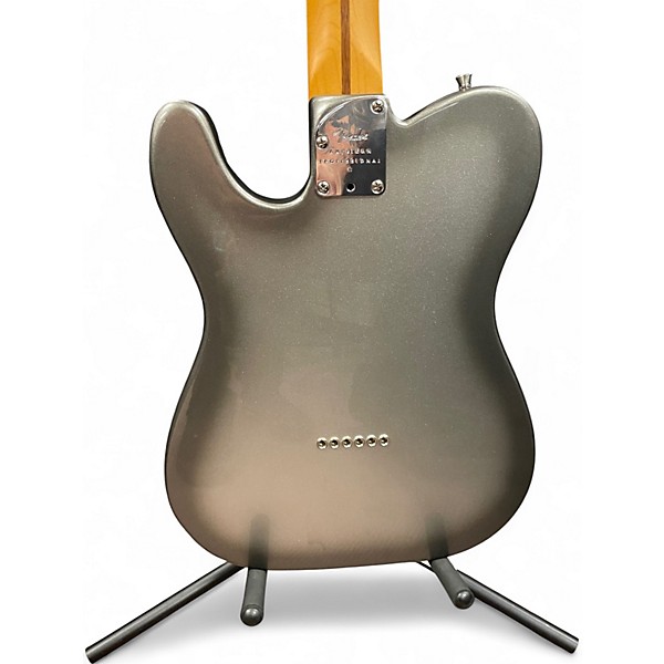Used Fender American Professional II Telecaster Metallic Silver Solid Body Electric Guitar