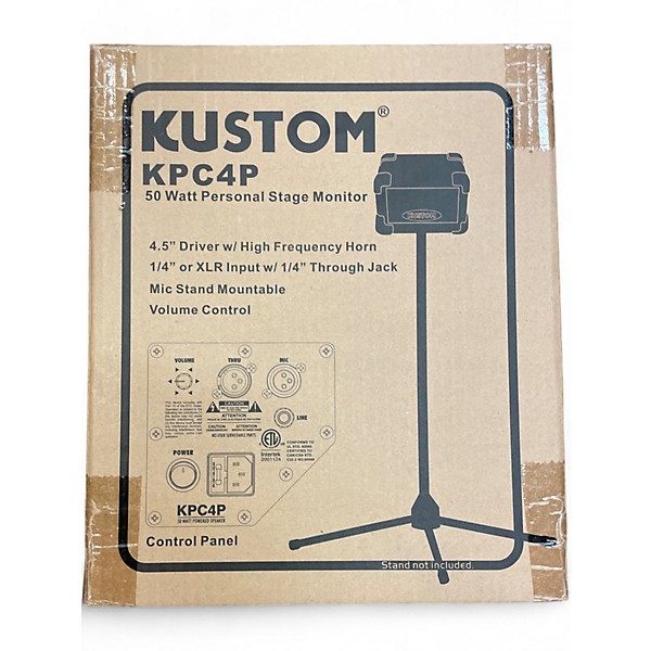Used Kustom PA KPC4P Powered Monitor