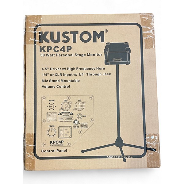 Used Kustom PA KPC4P Powered Monitor