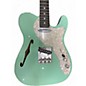 Used Fender Two Tone Telecaster Thin-Line Surf Green Hollow Body Electric Guitar