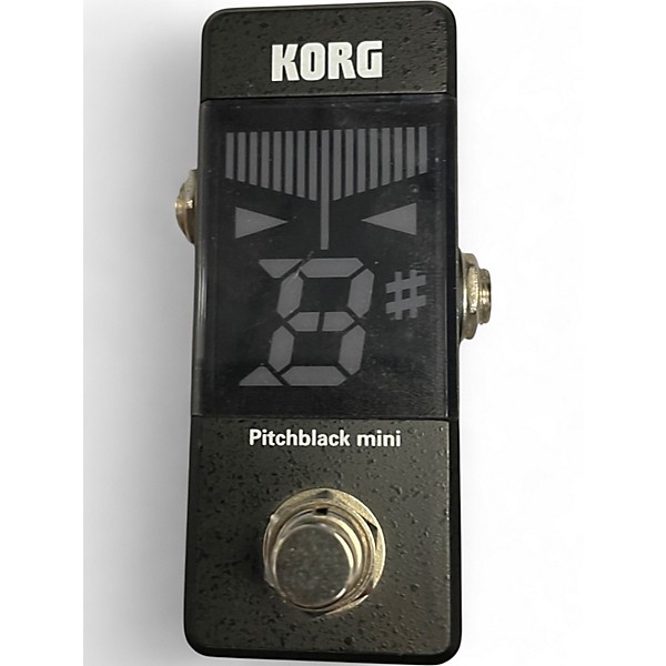 Used KORG PB01 Pitchblack Chromatic Tuner Pedal