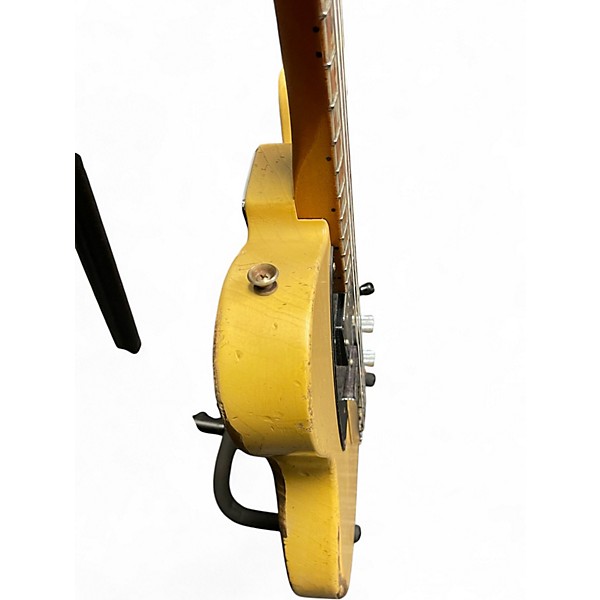 Used Fender JOE BONAMASSA THE BLUDGEON WORN YELLOW Solid Body Electric Guitar