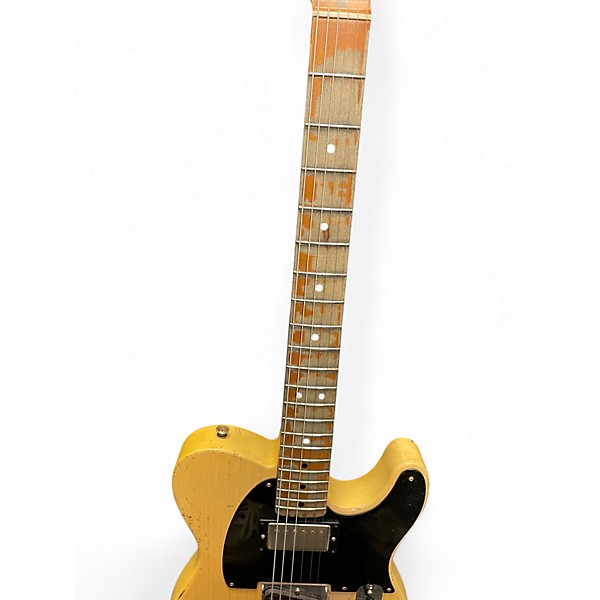 Used Fender JOE BONAMASSA THE BLUDGEON WORN YELLOW Solid Body Electric Guitar