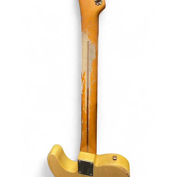 Used Fender JOE BONAMASSA THE BLUDGEON WORN YELLOW Solid Body Electric Guitar