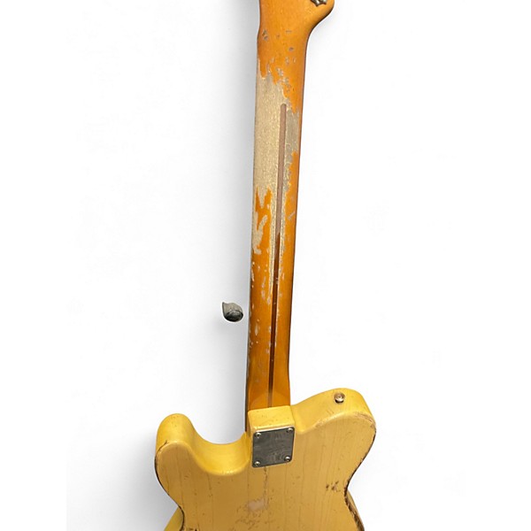 Used Fender JOE BONAMASSA THE BLUDGEON WORN YELLOW Solid Body Electric Guitar