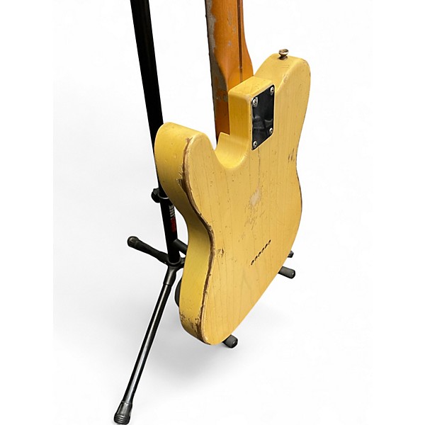 Used Fender JOE BONAMASSA THE BLUDGEON WORN YELLOW Solid Body Electric Guitar