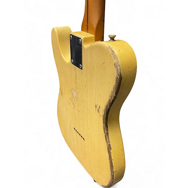 Used Fender JOE BONAMASSA THE BLUDGEON WORN YELLOW Solid Body Electric Guitar