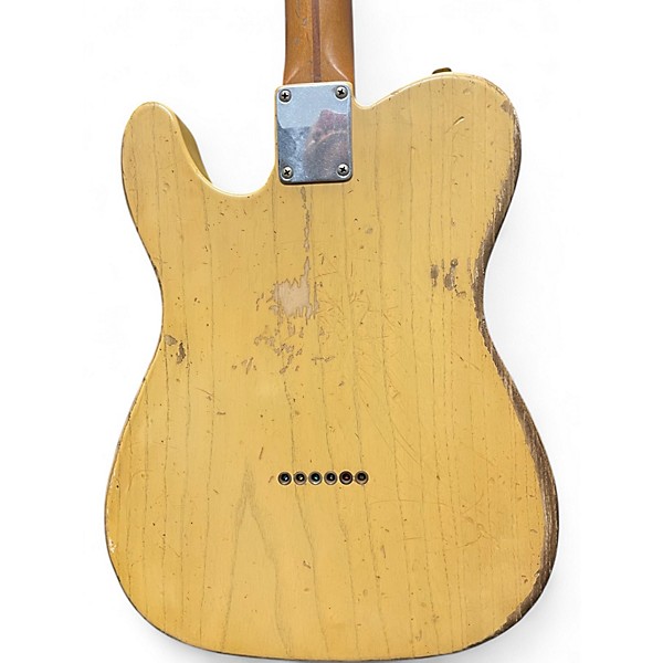 Used Fender JOE BONAMASSA THE BLUDGEON WORN YELLOW Solid Body Electric Guitar