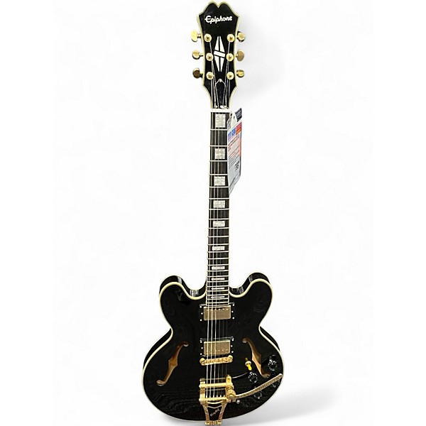 Used Epiphone Dot ES355 EB Black Hollow Body Electric Guitar