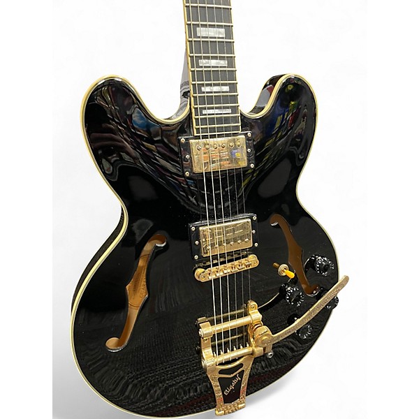 Used Epiphone Dot ES355 EB Black Hollow Body Electric Guitar