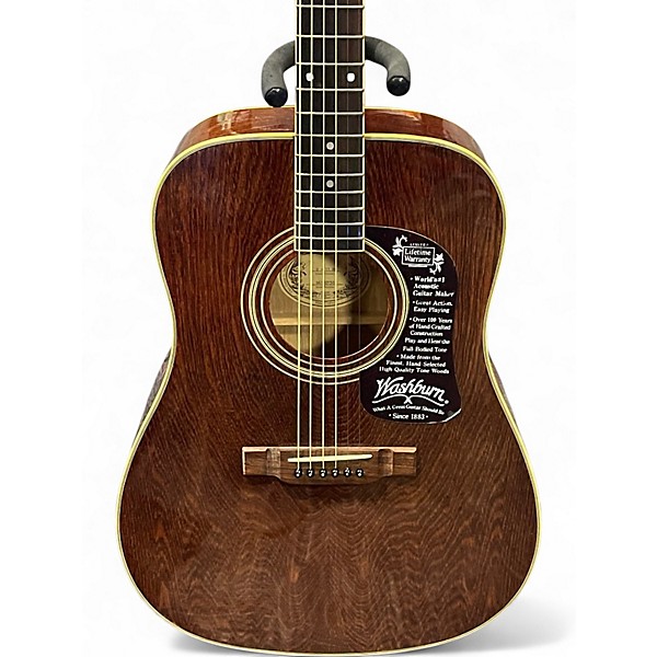 Used Washburn D11 Natural Acoustic Guitar