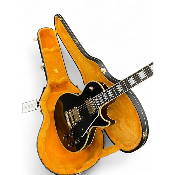 Vintage 2023 Gibson Murphy Lab Ultra Light Aging Black Solid Body Electric Guitar