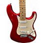 Used Fender Standard Stratocaster Chrome Red Solid Body Electric Guitar