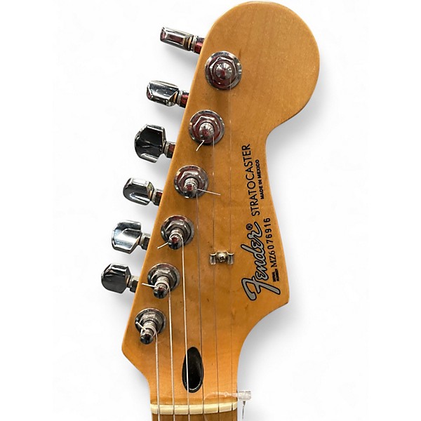 Used Fender Standard Stratocaster Chrome Red Solid Body Electric Guitar