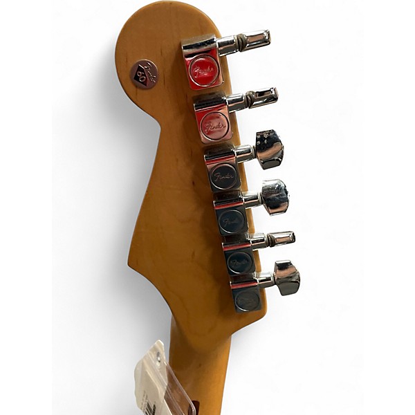 Used Fender Standard Stratocaster Chrome Red Solid Body Electric Guitar