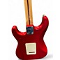 Used Fender Standard Stratocaster Chrome Red Solid Body Electric Guitar