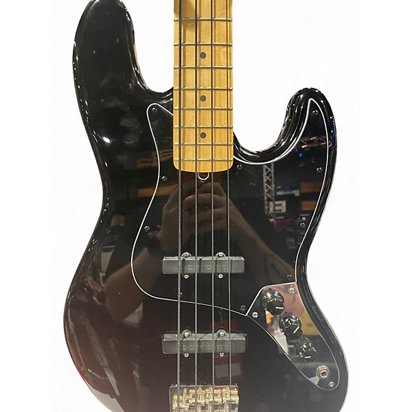 Used 2011 Fender American Special Jazz Bass Black Electric Bass Guitar