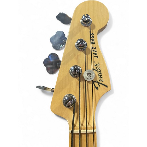 Used 2011 Fender American Special Jazz Bass Black Electric Bass Guitar
