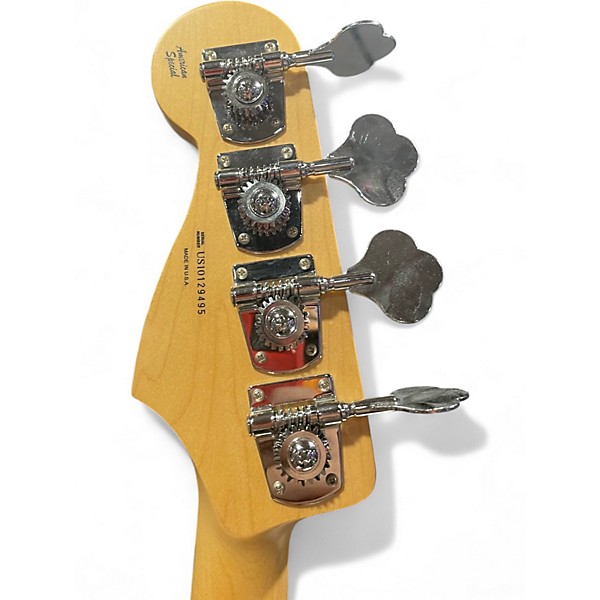 Used 2011 Fender American Special Jazz Bass Black Electric Bass Guitar