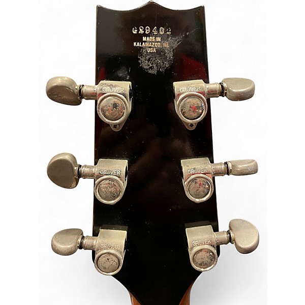 Vintage 1990 Heritage Eagle Antique Natural Hollow Body Electric Guitar