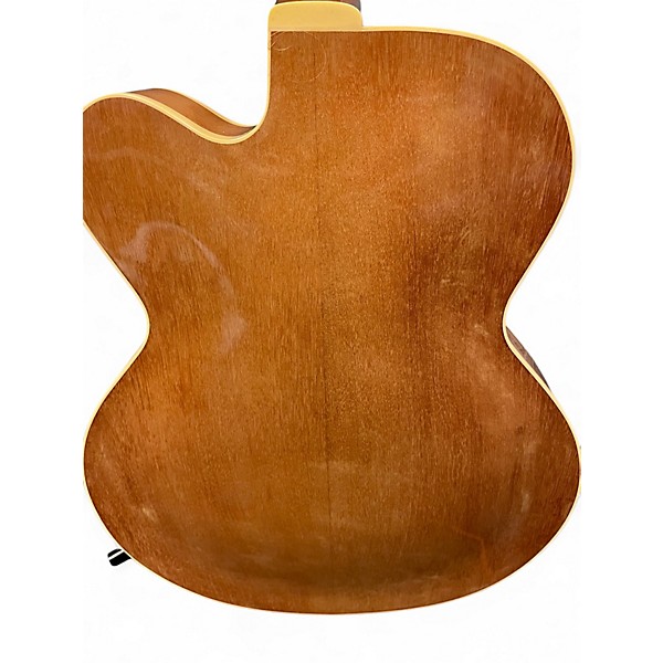 Vintage 1990 Heritage Eagle Antique Natural Hollow Body Electric Guitar