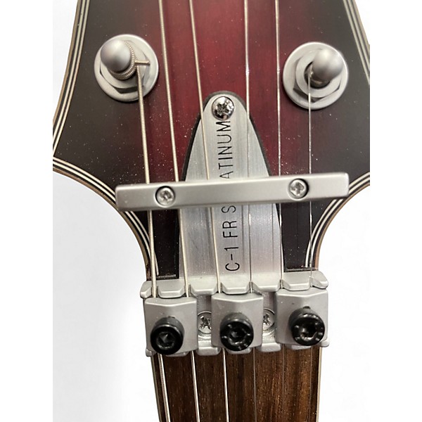 Used Schecter Guitar Research C-1 FR S PLATINUM SUSTAINIAC Black Cherry Solid Body Electric Guitar