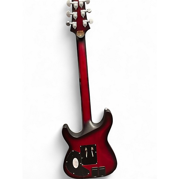 Used Schecter Guitar Research C-1 FR S PLATINUM SUSTAINIAC Black Cherry Solid Body Electric Guitar