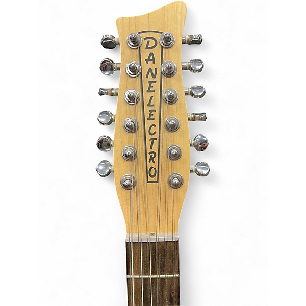 Used Danelectro Hodad 12 STRING Black Solid Body Electric Guitar