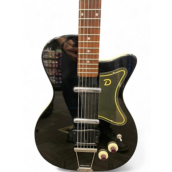 Used Danelectro 59' U-2 Black Solid Body Electric Guitar