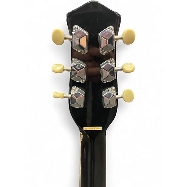 Used Danelectro 59' U-2 Black Solid Body Electric Guitar