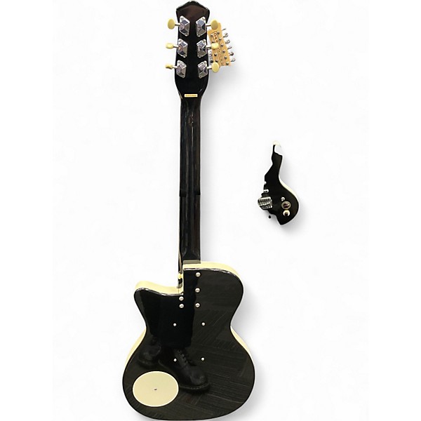 Used Danelectro 59' U-2 Black Solid Body Electric Guitar