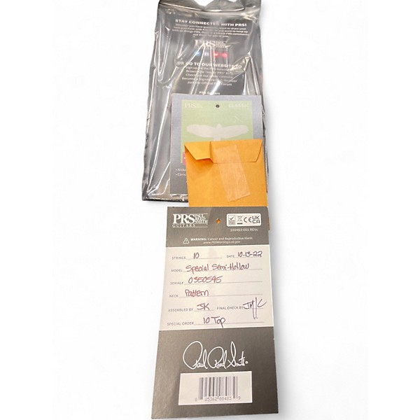 Used 2022 PRS Special Semi Hollow 10 Top Purple Iris Hollow Body Electric Guitar