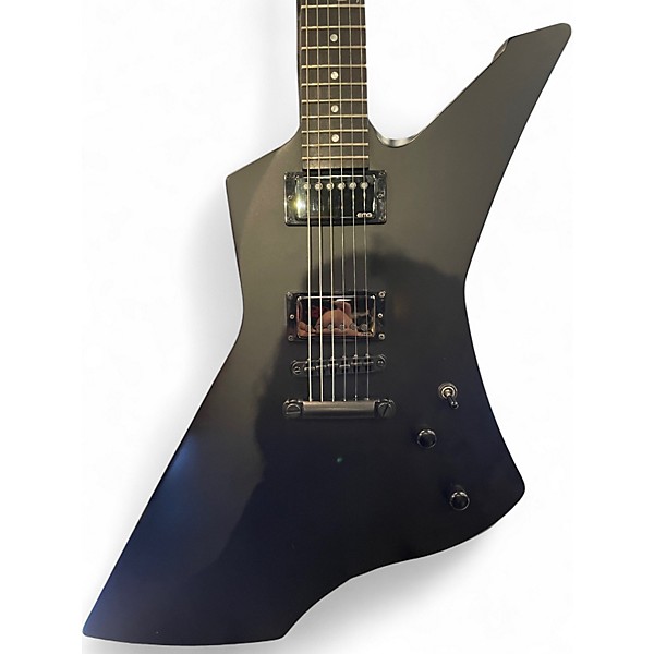 Used ESP LTD James Hetfield Snakebyte Satin Black Solid Body Electric Guitar