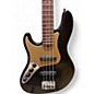 Used 2010 Fender American Deluxe Jazz Bass Left Handed Black Electric Bass Guitar