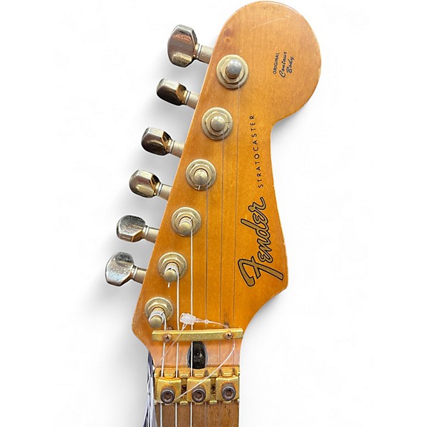 Vintage 1984 Fender 1980 STR 75R Olympic White Solid Body Electric Guitar