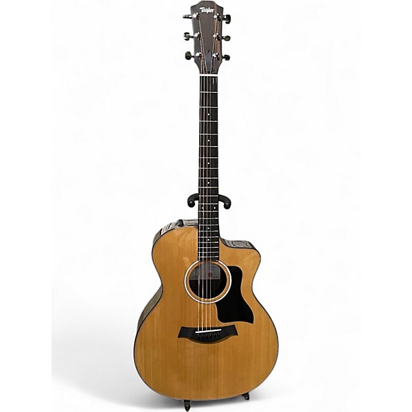 Used Taylor 214CE PLUS Natural Acoustic Electric Guitar